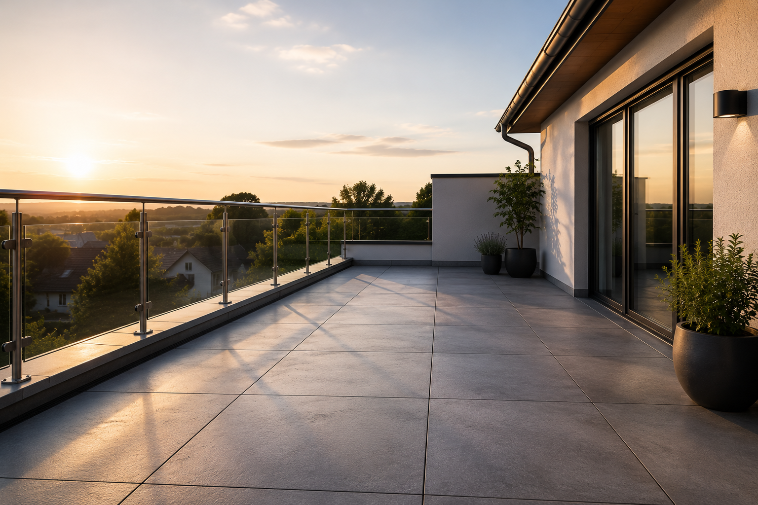 Balkon und Terrasse